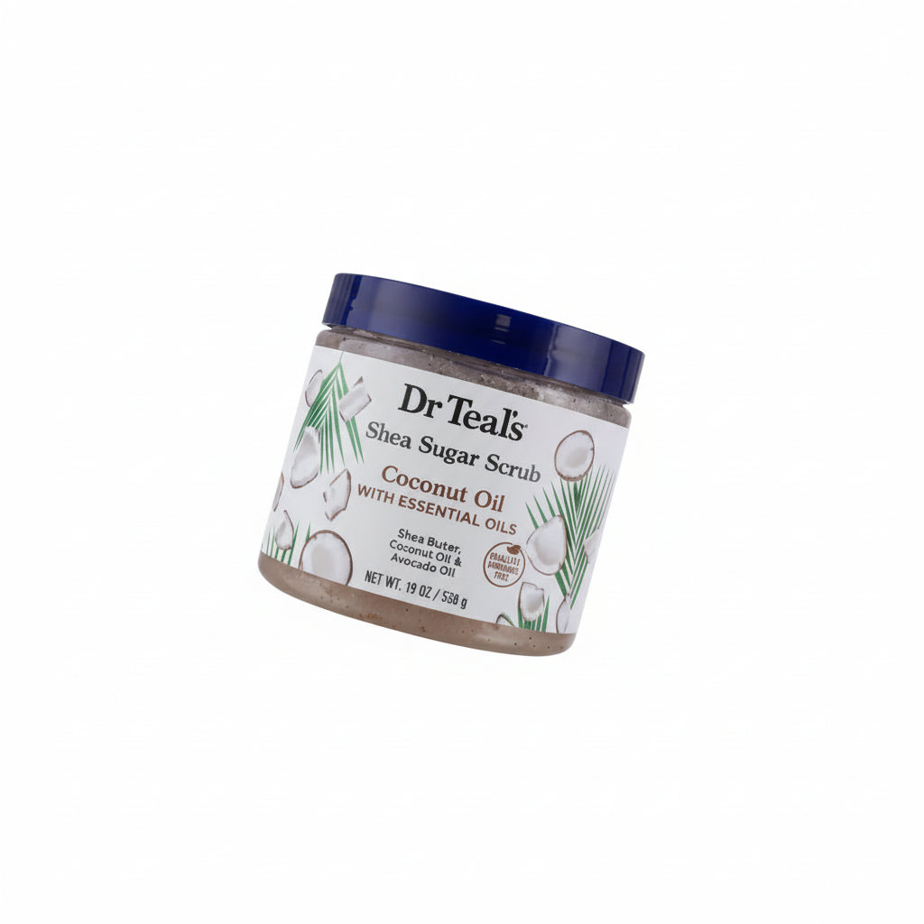 COCONUT OIL SHEA SUGAR SCRUB (19OZ)