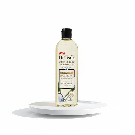 MOISTURE+NOURISHIN COCONUT OIL & ESSENTIAL OILS MOISTURIZING BATH & BODY OIL (8.8OZ)