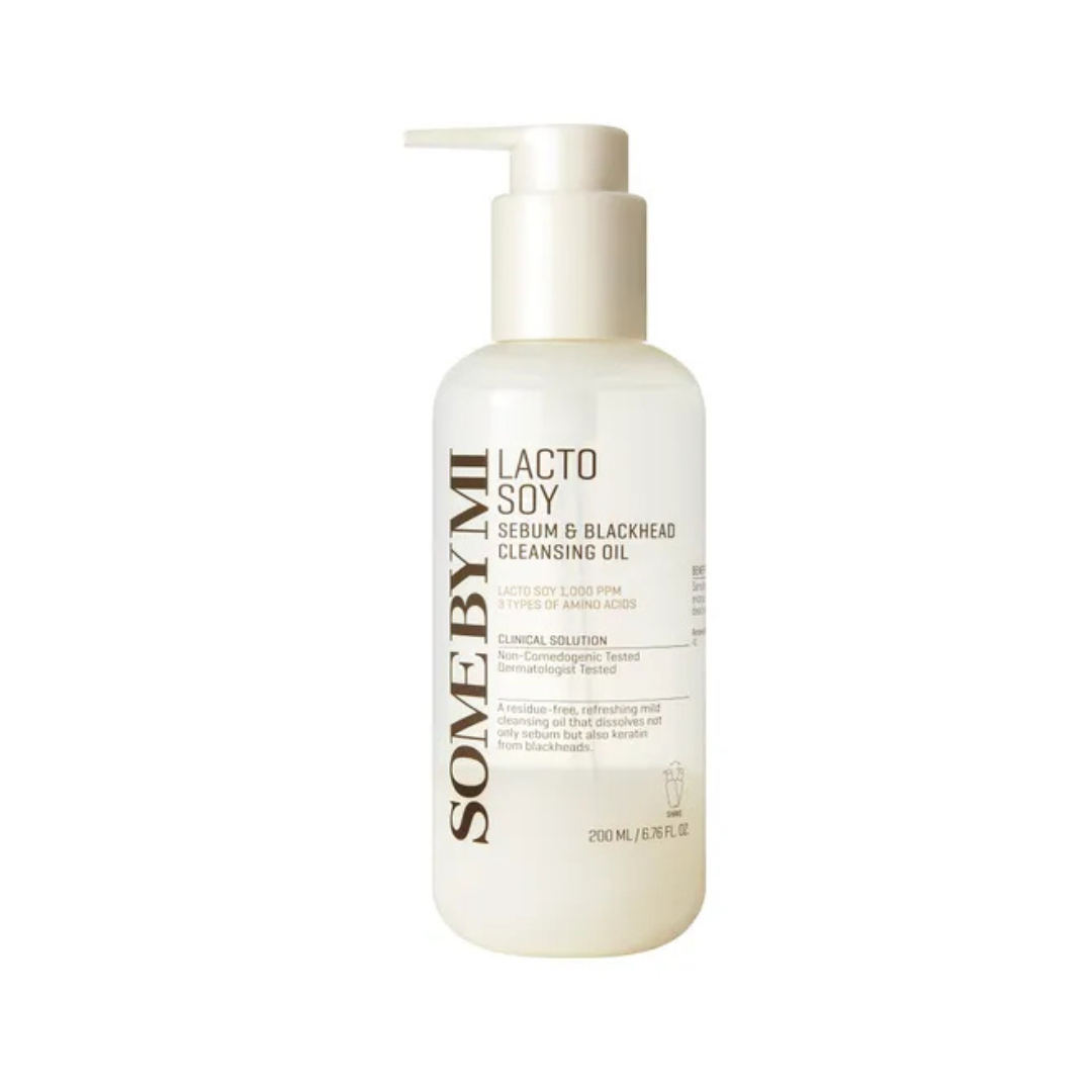 LACTOSOY SEBUM & BLACKHEAD CLEANSING OIL (200ML)